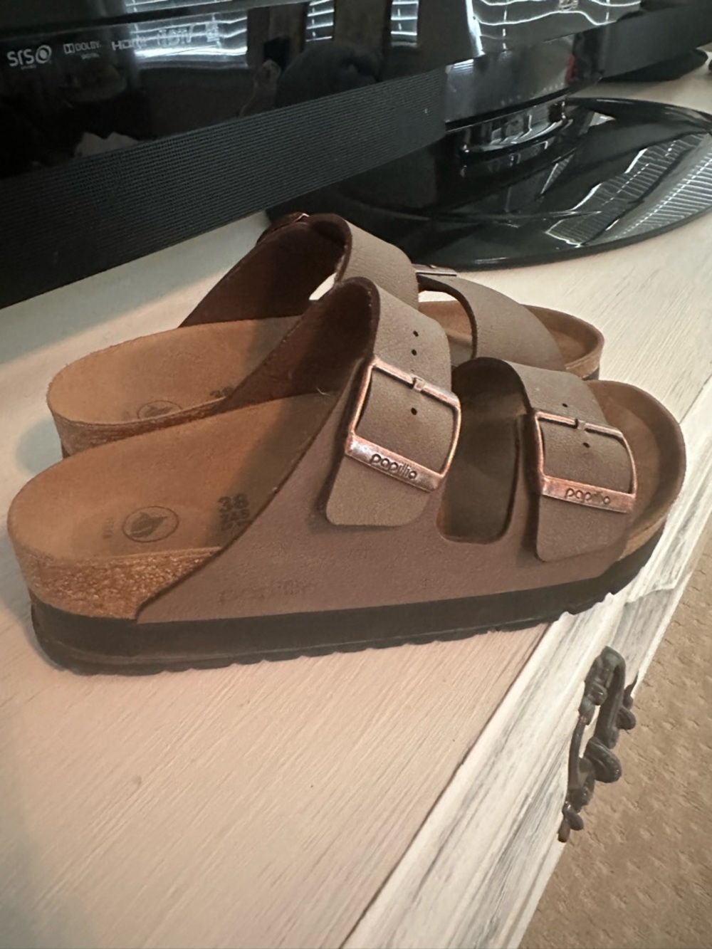 Papillio By Birkenstock Arizona Platform Slide Sandal - Women's (Size E38/7)